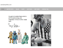 Tablet Screenshot of iamdannywhite.com